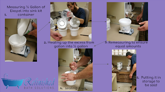 How We Make Your Ekopel 2K Shower Pan/Sink Refinishing Kits!