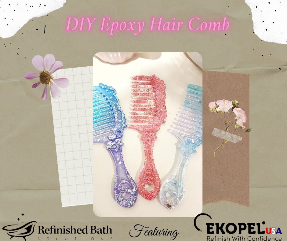 DIY Epoxy Hair Comb