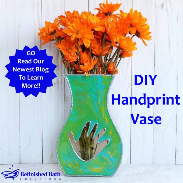 DIY Handprint Vase