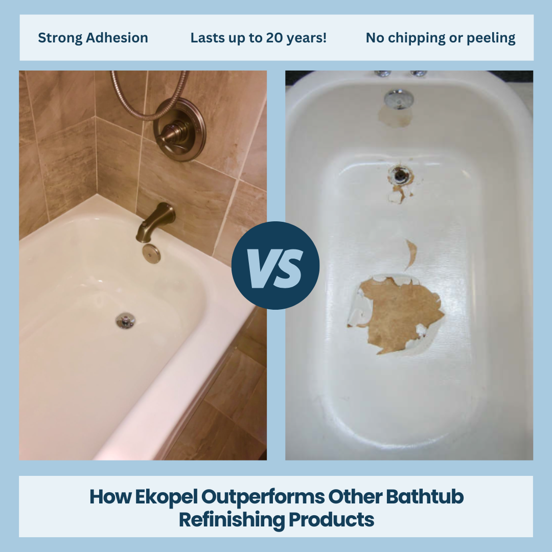 How Ekopel Outperforms Other Bathtub Refinishing Products