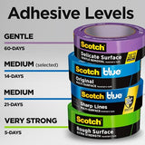 ScotchBlue Original Painter's Tape, 0.94 Inches x 60 Yards, 3 Rolls, Blue, Protects Surfaces and Removes Easily, For Indoor and Outdoor Use
