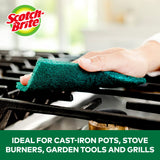 Scotch-Brite Heavy Duty Scour Pads, Great For The Kitchen, Garage and Outdoors, 8 Pads