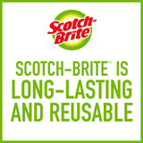 Scotch-Brite Heavy Duty Scour Pads, Great For The Kitchen, Garage and Outdoors, 8 Pads