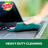 Scotch-Brite Heavy Duty Scour Pads, Great For The Kitchen, Garage and Outdoors, 8 Pads