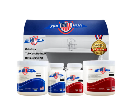Tub Cast Roll On Bathtub Refinishing Kit by Ekopel