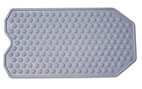 The Original Refinished Bathtub Mat - No Suction Cup Bath Mat, Designed for Textured and Refinished Bathtubs Made of Rubber Not Cheap Plastic, Great for Children and Elderly (Grey)