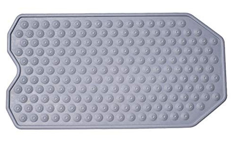 The Original Refinished Bathtub Mat - No Suction Cup Bath Mat, Designed for Textured and Refinished Bathtubs Made of Rubber Not Cheap Plastic, Great for Children and Elderly (Grey)