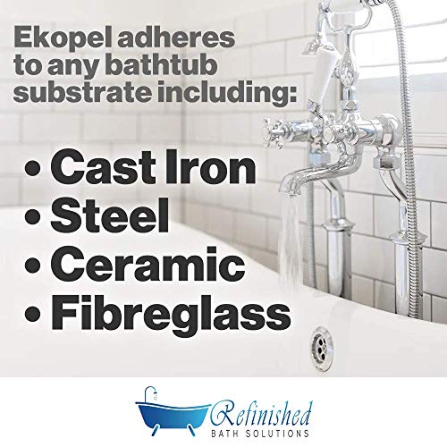 Ekopel 2K Sink / Shower Pan Recasting Kit. (1300 Gram - 1/2 Size Kit)